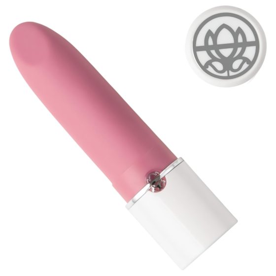 Magic Motion Lotos - chytrý akumulátorový mini vibrátor ve tvaru rtěnky (růžový)