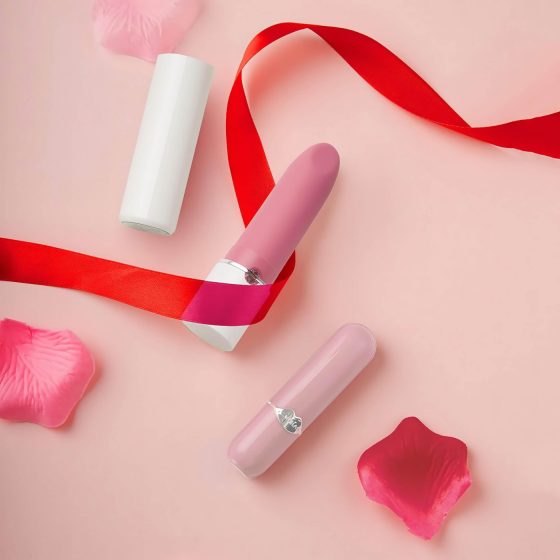 Magic Motion Lotos - chytrý akumulátorový mini vibrátor ve tvaru rtěnky (růžový)