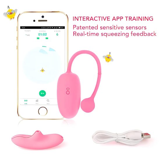 Magic Motion Kegel Coach - vibrační venušina kulička (růžová)