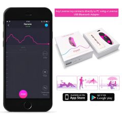   Lovense Ferri - chytrý vibrátor na klitoris - černo-růžový