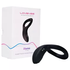   Lovense Diamo - vibrační erekční kroužek ovládaný aplikací pro muže (černý)