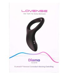   LOVENSE Diamo - chytrý, vibrační kroužek na penis (černý)