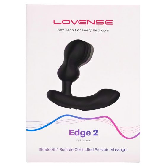 Lovense Edge 2 - chytrý vibrátor na prostatu - černý