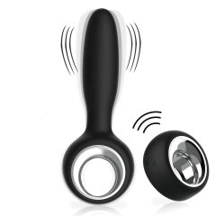   Aixiasia Dylon-Remote - akumulátorový, rádiový anální vibrátor (černý)