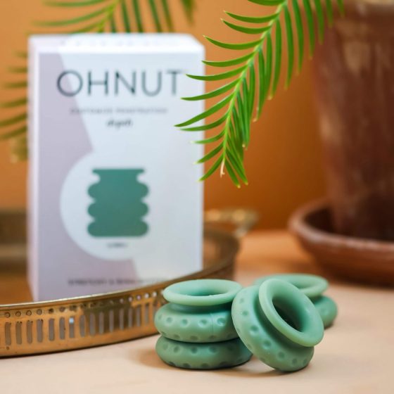 Ohnut - kroužky pro regulaci průniku - 4 části (zelená)