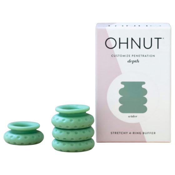 Ohnut - kroužky pro regulaci průniku - 4 části (zelená)