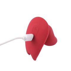   Magic Motion Umi - chytrý, akumulátorový připínací vibrátor (červený)