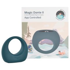   Magic Motion Dante II - chytrý, nabíjecí vibrační kroužek na penis (modrý)