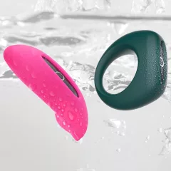 Magic Motion - vibrátor pro páry sada - růžovo-zelená
