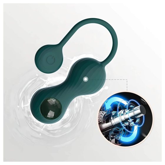 Magic Motion Crystal Duo - chytrá sada venušiných kuliček - (zelená)