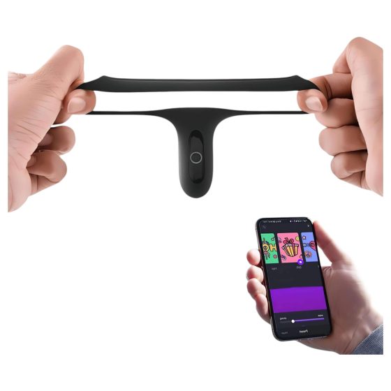 Magic Motion Rise - vibrační erekční kroužek - chytrý, dobíjecí - černý