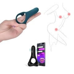   Magic Motion Rise - chytrý, akumulátorový vibrační kroužek na penis (zelený)