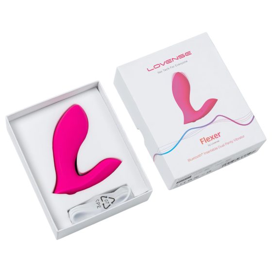 LOVENSE Flexer Kalhotky - nabíjecí 2v1 vibrátor (růžový)