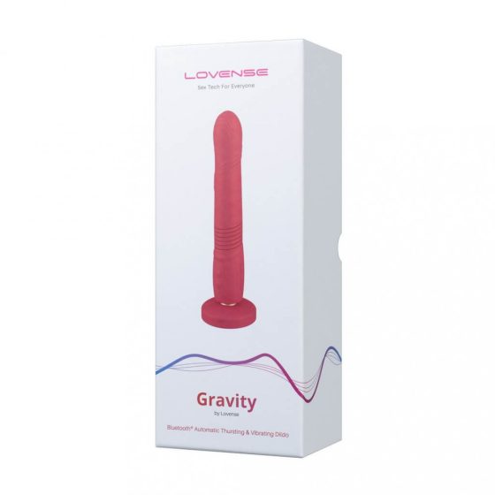 LOVENSE Gravity - dobíjecí, pedálový, tahový vibrátor (červený)
