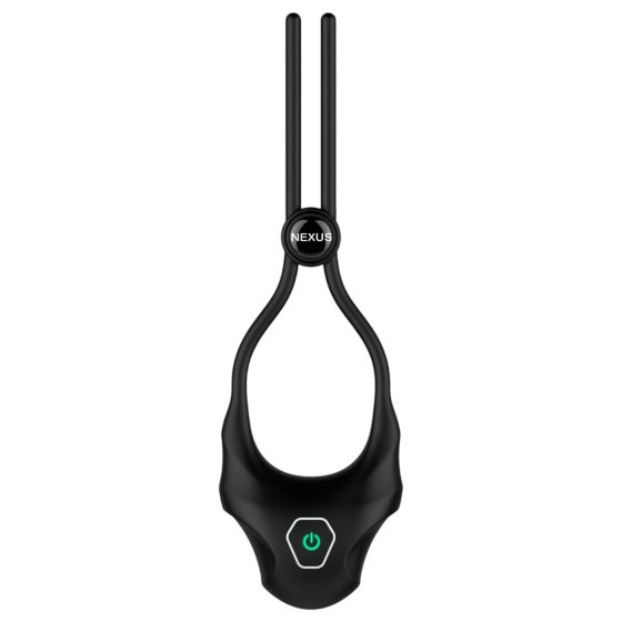 Nexus Forge - nastavitelný vibrační kroužek na penis (černý)