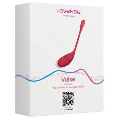   LOVENSE Vulse - chytré, pulzující vibrační vajíčko (červené)