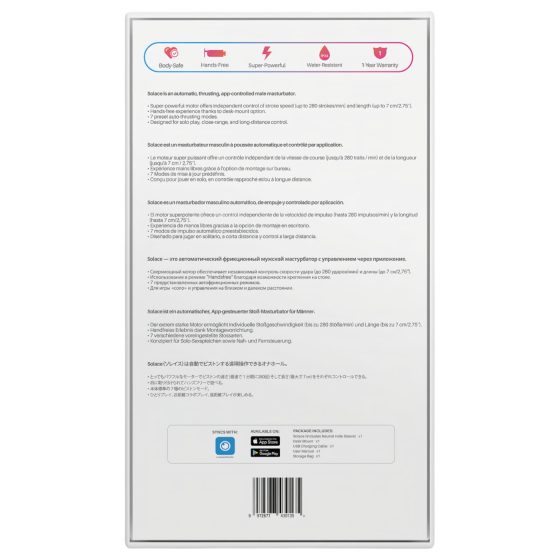 Lovense - automatický masturbátor - pohyb nahoru a dolů - černý