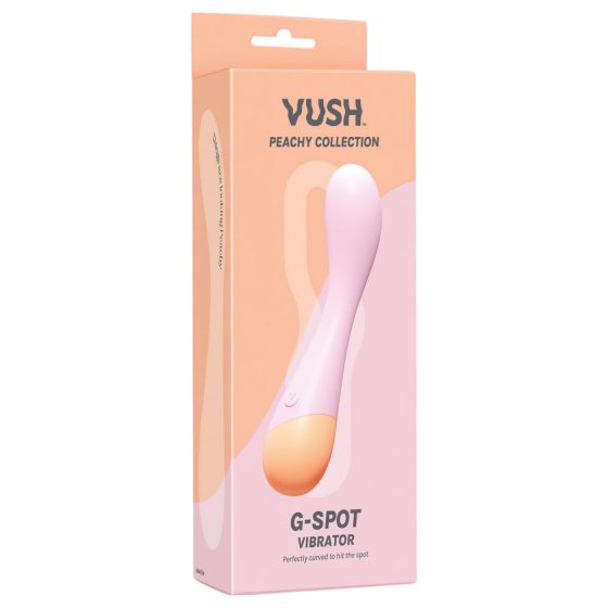 Vush Peachy G-Spot - akumulátorový vibrátor na bod G (růžový)