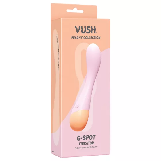 Vush Peachy G-Spot - vibrátor na G-bod - dobíjecí - růžový