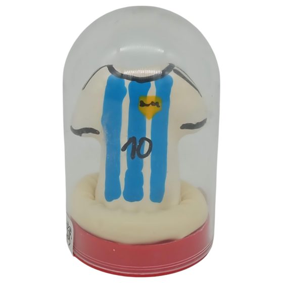 / Messi - ručně malovaný designový kondom (1 ks)